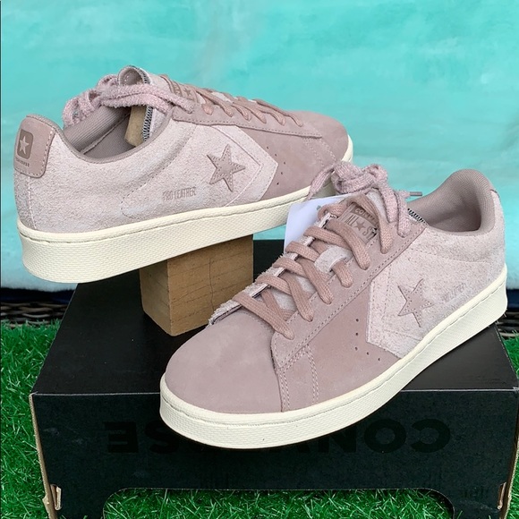 CONVERSE PRO LEATHER OX SHADOW GREY/GUM DARK HON M - Picture 3 of 16